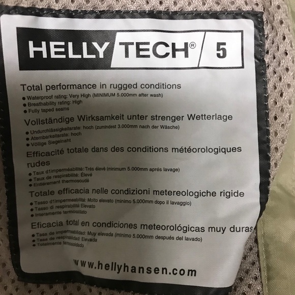 Helly Hansen Helly Tech 5 Mens Coat Xl 